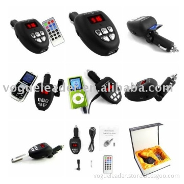 bluetooth car mp3 player with FM transmitter